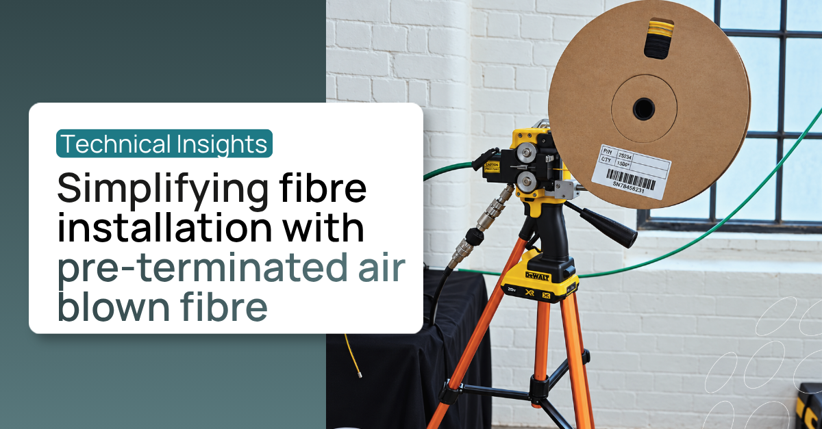Pre-Terminated Air Blown Fibre & Fibre Blowing | Telenco UK Pre-Terminated Air Blown Fibre & Fibre Blowing | Telenco UK